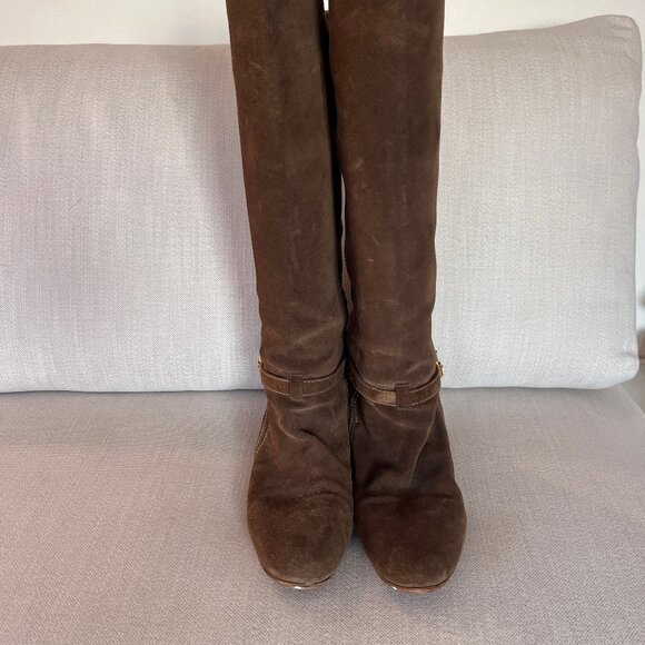 Chloé  Suede olive  riding boots size 40.5 - Picture 6 of 7